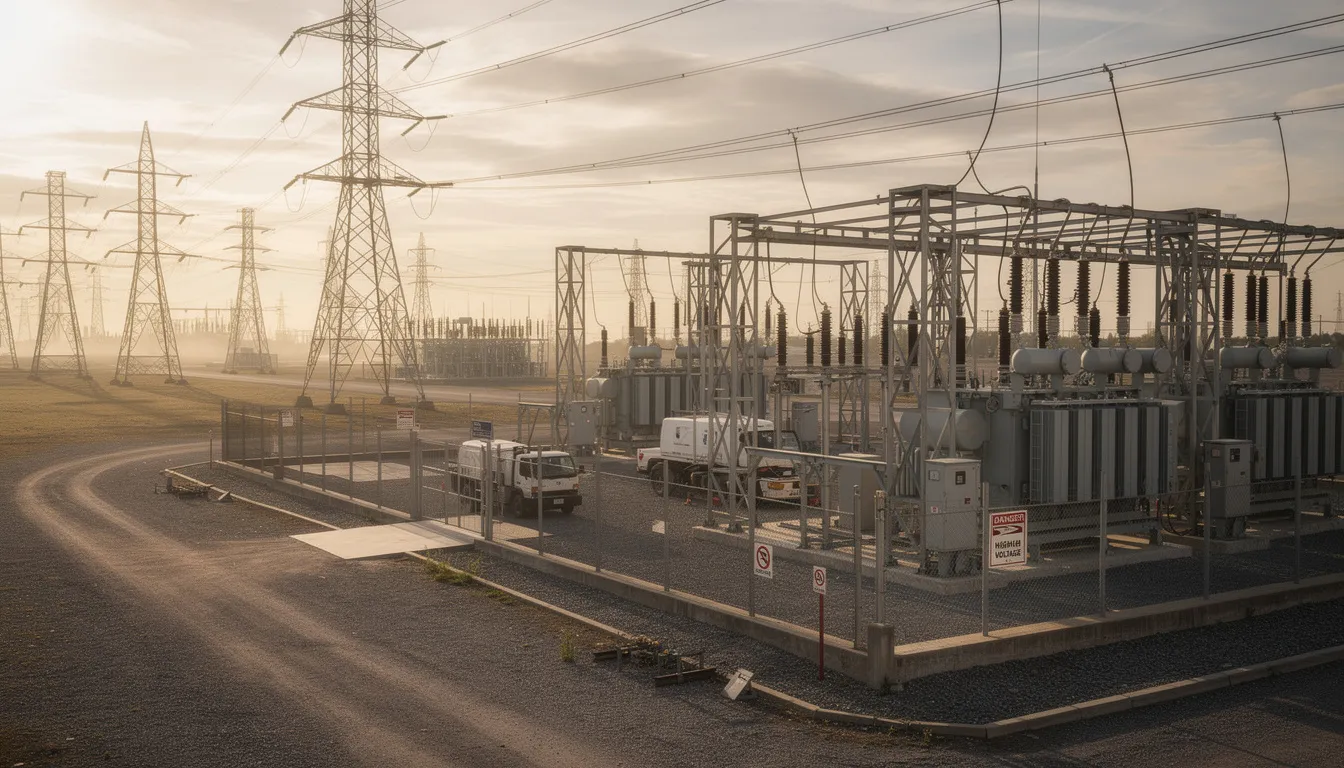 Power infrastructure supporting emerging data center development in Pennsylvania