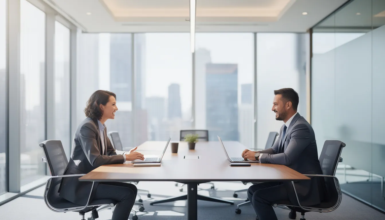 Meeting discussion about workforce challenges in construction.