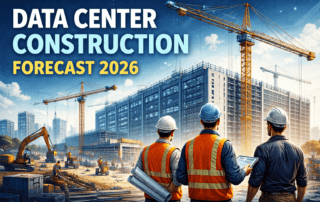 Data center construction in progress