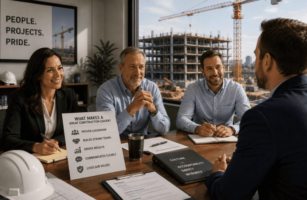 Construction leadership hiring interview, the decision behind a bad hire cost